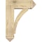 Ekena Millwork Thorton Arts and Crafts Rough Sawn Bracket w/ Offset Brace, Douglas Fir, 8"W x 22"D x 30"H BKT0806X22X30THR03RDF - alternate 3